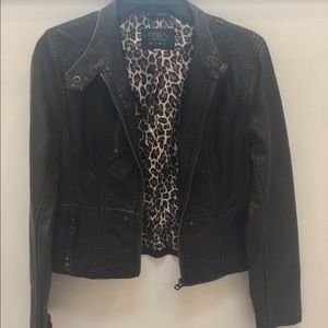 TCEC faux-leather jacket